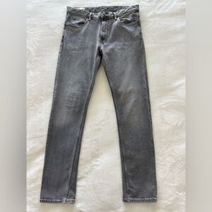 Men's H&M Gray Jeans, 33x32, slim fit